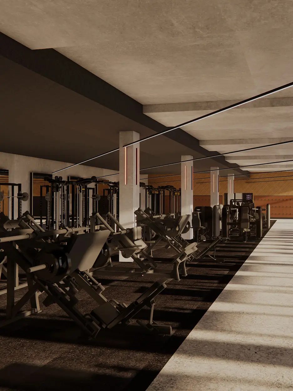 Render of new club in Amsterdam